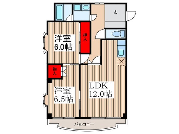 コンフォート川越富士見町の物件間取画像